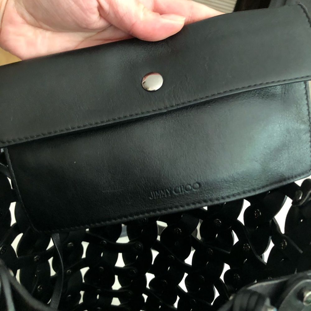Rare Jimmy choo braided bucket bag with rivets - Picture 7 of 7